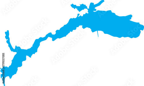 Lake General Carrera, South America Argentina.