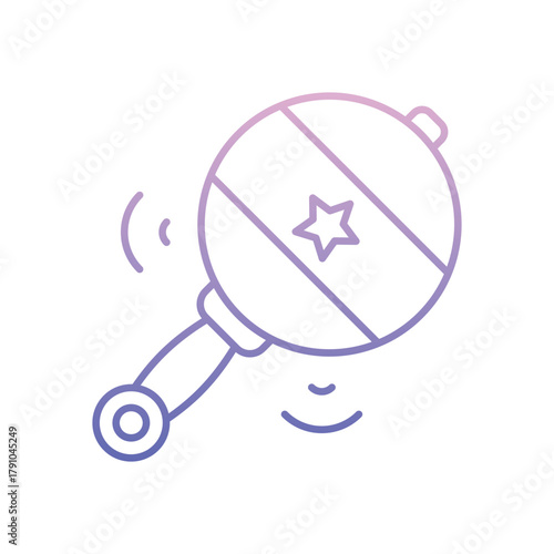 Baby Rattle vector icon