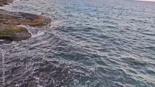 Waves Below Valletta Walls