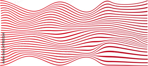 Photos abstract  wavy red lines