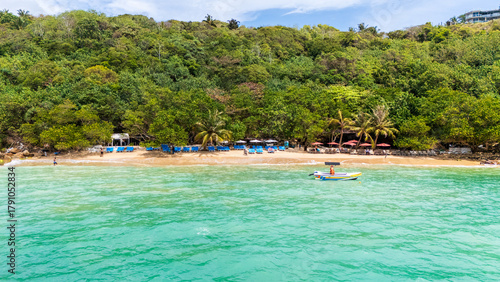 Jungle beach in unawatuna, Sri Lanak