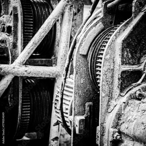 old car engine