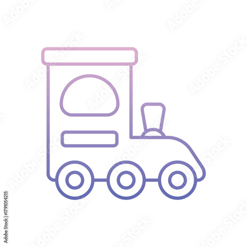 Train Engine vector icon