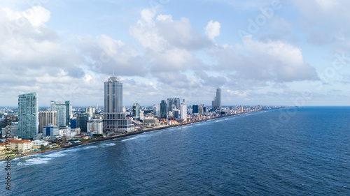 View of the Colombo city skyline