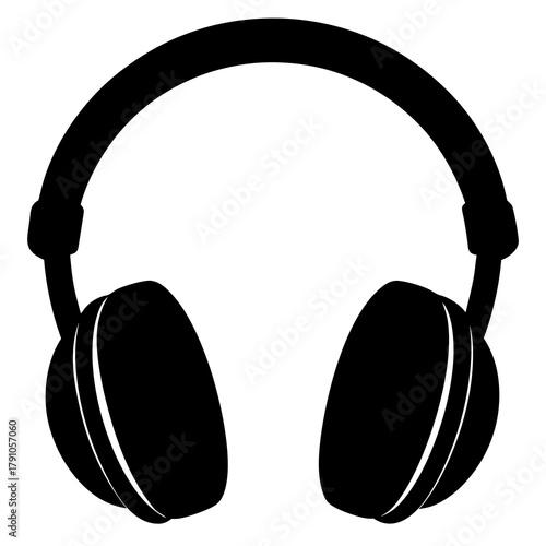 headphones isolated on white