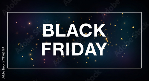 Captivating Black Friday promotion, an eye-catching design showcasing the ultimate shopping extravaganza. Capturing the essence of anticipation. vector illustration
