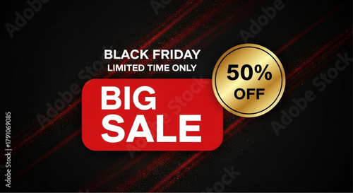 Capture the spirit of commerce with a visually stunning announcement for the ultimate sales event. Bold, vibrant typography against a contrasting background. vector illustration