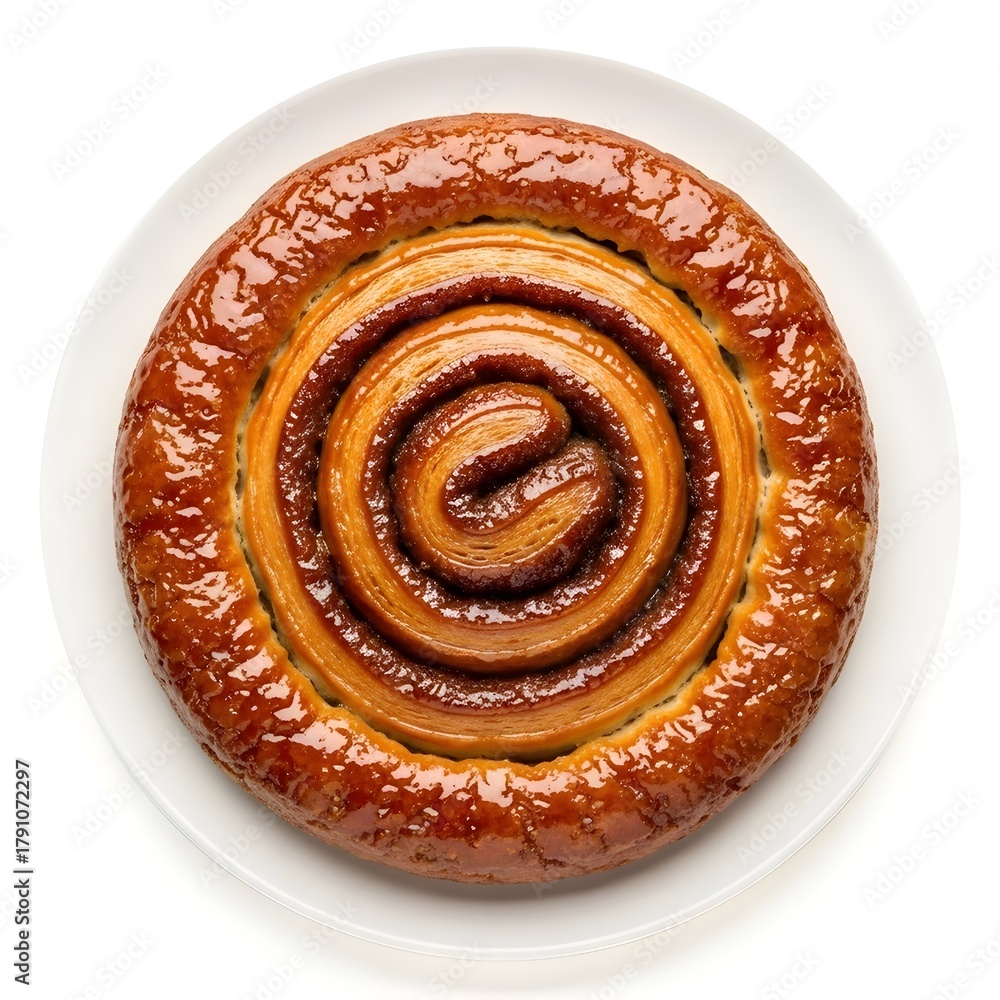 Fototapeta premium Glazed Cinnamon Swirl