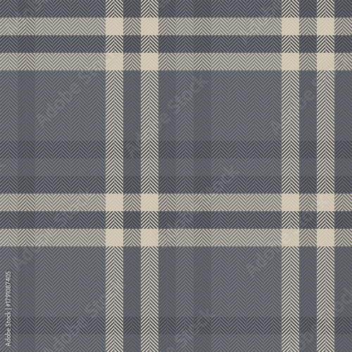Fashionable textile tartan vector, subtle pattern background seamless. Size plaid check fabric texture in grey and pastel colors.