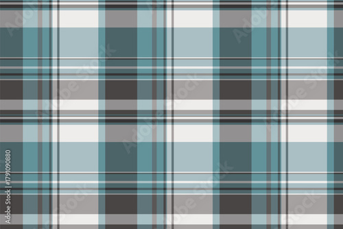 Multicolored seamless textile texture, cotton vector background plaid. Male tartan check fabric pattern in pastel and grey colors.