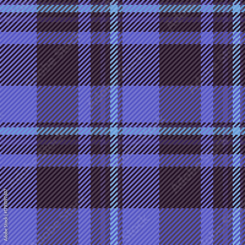Advertising background seamless pattern, india tartan fabric plaid. Rug textile vector check texture in blue and pastel colors.