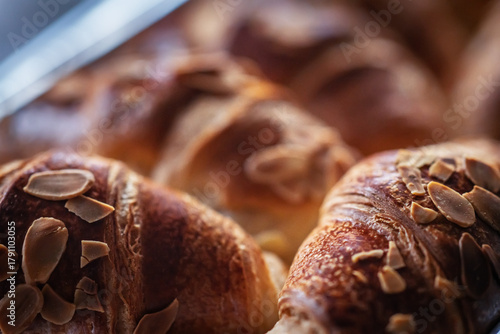 Almond buns fresh from the oven.