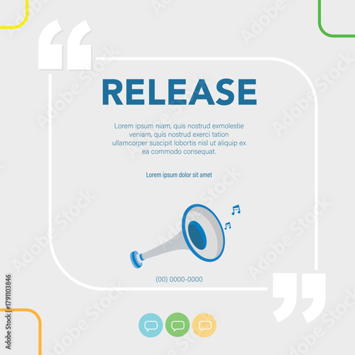 Communicative post implemented with alert icons.