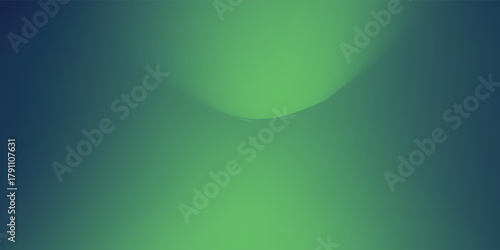 Abstract blurred gradient mesh blue background in green.