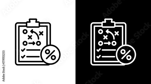Tax Planning With Icon Set Design