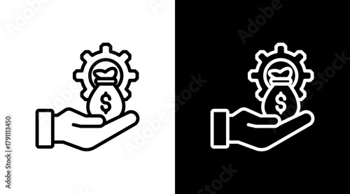 Benefit With Icon Set Design