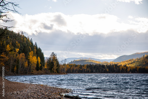 Fall in Glacier national park