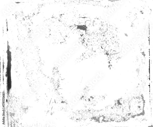 Wallpaper Mural Gray grunge background on transparent PNG overlay image. Abstract torn design with dirty vintage rough and cracked texture. Torontodigital.ca