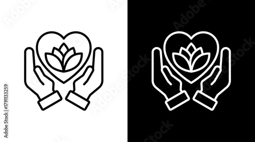 Employee Wellness With Icon Set Design