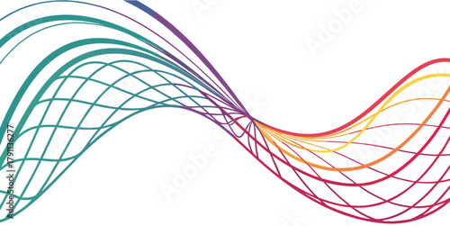 abstract wavy lines background