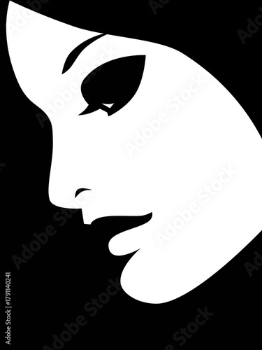Silhouette of woman