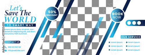 Modern cover template. Facebook caver quality furniture design template. Corporate Facebook cover design. Vector full editable Facebook caver design.