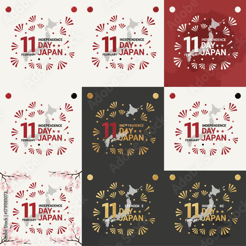 Japan’s Independence Day celebrated with colorful designs and national pride.