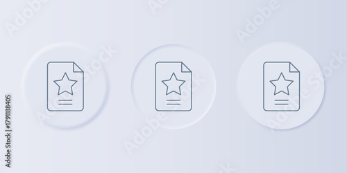 Grey Star constellation zodiac icon isolated on grey background. Set icons in square buttons. Vector