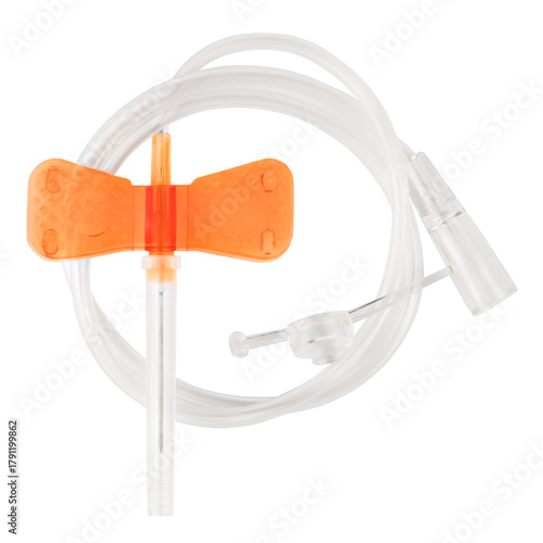 Wallpaper Mural Medical butterfly needle isolated on white background Torontodigital.ca