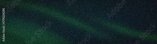 Photos Dark black and deep blue abstract gradient with a luminous green auroral sweep