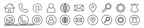 Web icon set. Website set icon vector. for computer and mobile.