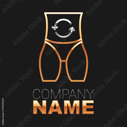 Line Metabolism of human organism icon isolated on isolated on black background. Digestion, metabolic system and hormones concept. Colorful outline concept. Vector