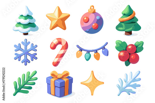 No minimal typography warm vector icon speech modern workstation winter set text