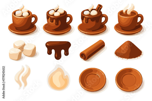 No hot characters holiday product vector labels captions chocolate negative layout icon