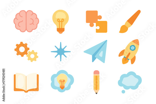 Text geometric chinese icon vector no flat set creative style captions numbers