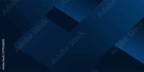 Abstract background gradient dark navy blue banner simple abstract