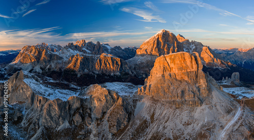 Panorama of the Dolomites m...