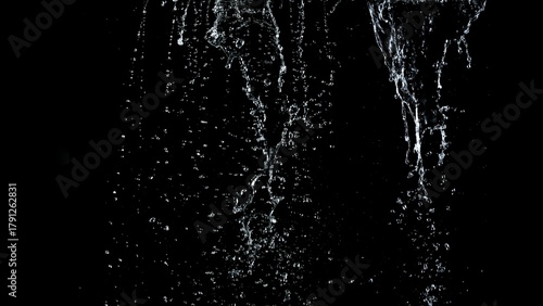 Freeze Motion Shot of Water...