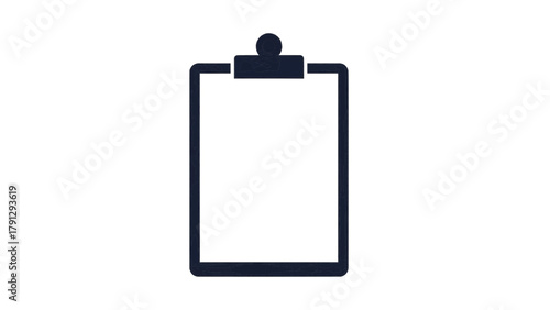 Vector illustration of clipboard icon on a transparent background