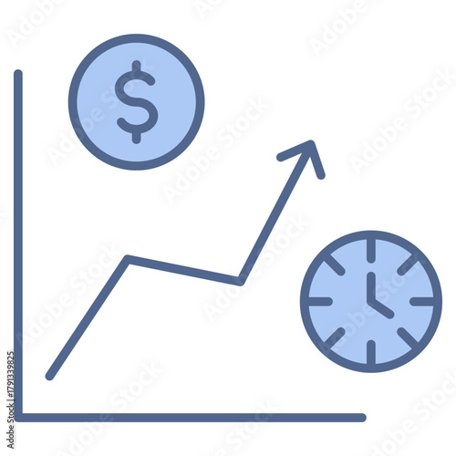 Forecasting Blue Icon