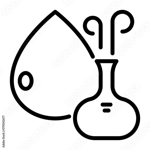 Humidifier icon, line icon style