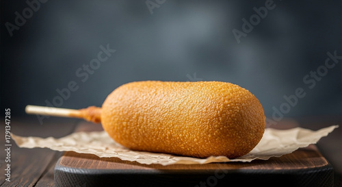 Classic Corn Dog on a Stick Ready to Eat