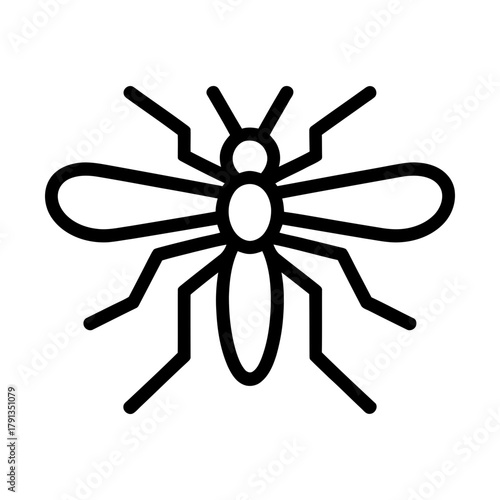 mosquito line icon
