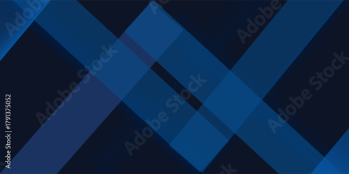 Blue black abstract background geometry shine and layer element vector for presentation design. Suit for business, corporate, institution, party, festive, seminar, and talks