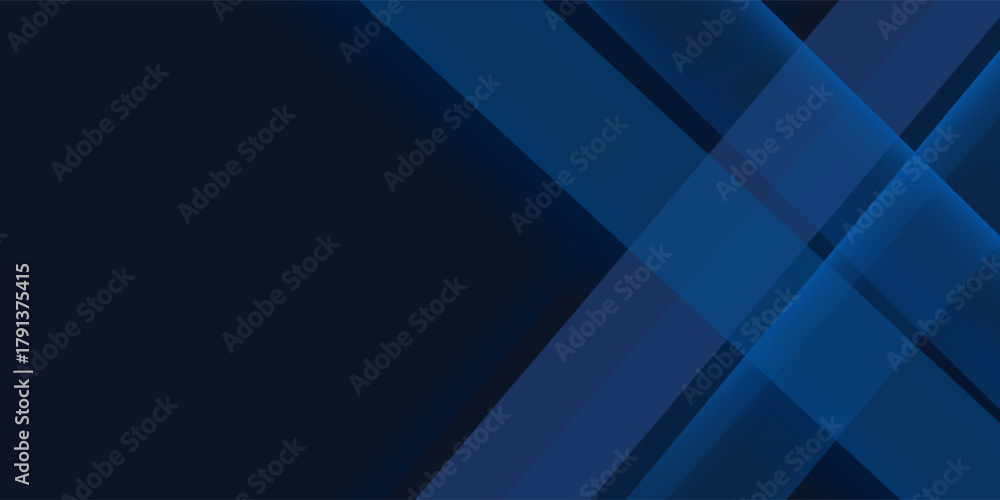 Obraz premium Blue black abstract background geometry shine and layer element vector for presentation design. Suit for business, corporate, institution, party, festive, seminar, and talks