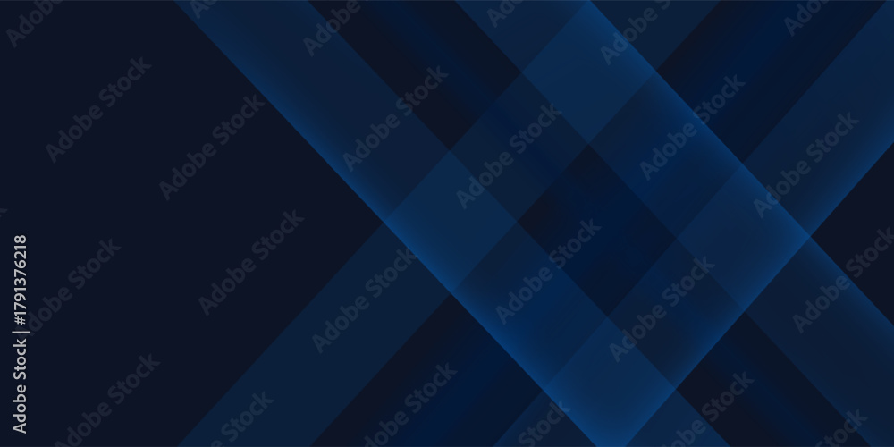 Obraz premium Blue black abstract background geometry shine and layer element vector for presentation design. Suit for business, corporate, institution, party, festive, seminar, and talks