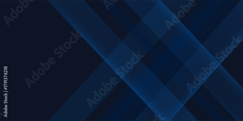 Blue black abstract background geometry shine and layer element vector for presentation design. Suit for business, corporate, institution, party, festive, seminar, and talks