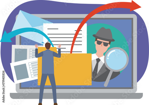 スパイウェアによるコンピュータからの情報収集