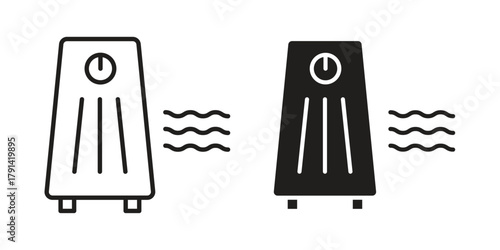 Air purifier icon. Vector linear icons. simple flat icons