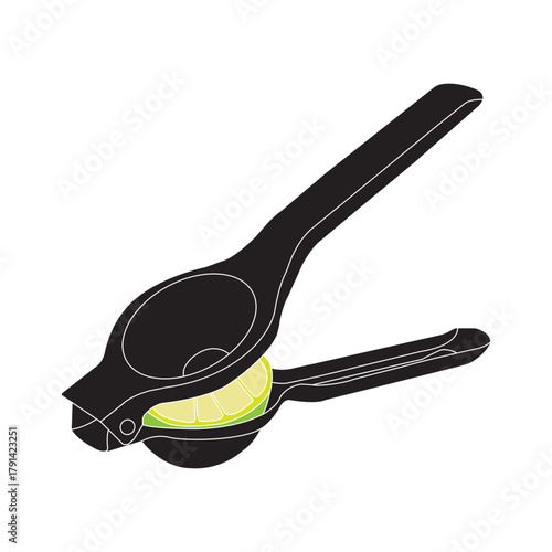 Manual citrus squeezer icon design